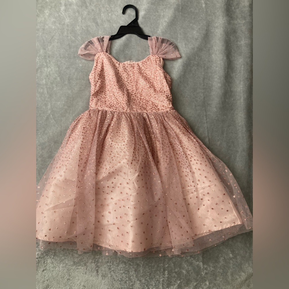 Pink & Violet Sparkling Tulle Dress
